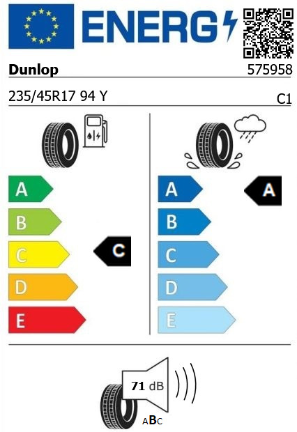 Anvelopa vara 235/45/17 Dunlop SP Maxx RT2 94Y Anvelopa vara 235/45/17 Dunlop SP Maxx RT2 94Y