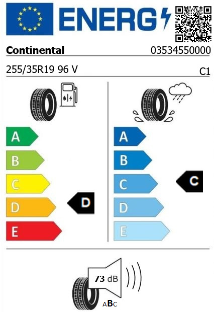 Anvelopa iarna 255/35/19 Continental TS830 P XL 96V Anvelopa iarna 255/35/19 Continental TS830 P XL 96V