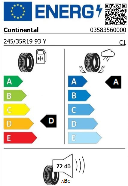 Anvelopa vara 245/35/19 Continental ContiSportContact6 XL 93Y Anvelopa vara 245/35/19 Continental ContiSportContact6 XL 93Y
