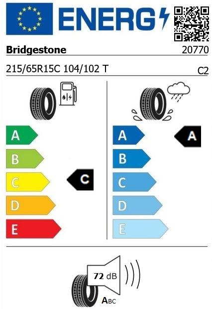 Anvelopa all seasons 215/65/15C Bridgestone Duravis AllSeasons 104/102T