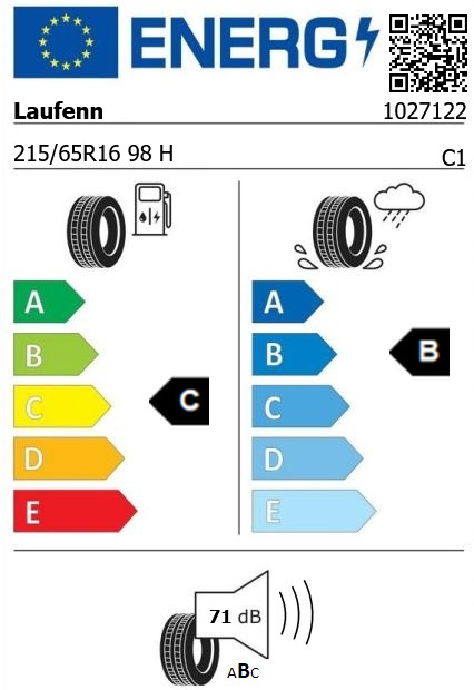 Anvelopa vara 215/65/16 Laufenn G Fit EQ LK41 98H Anvelopa vara 215/65/16 Laufenn G Fit EQ LK41 98H