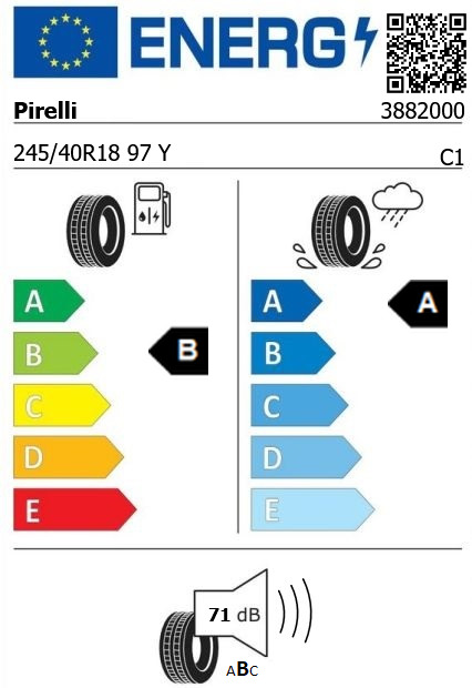 Anvelopa vara 245/40/18 Pirelli Powergy XL 97Y Anvelopa vara 245/40/18 Pirelli Powergy XL 97Y