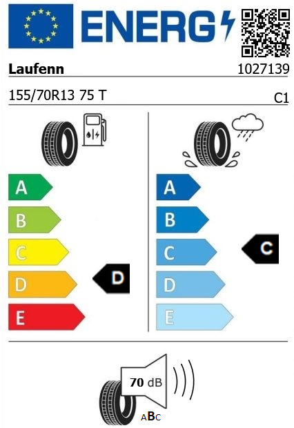 Anvelopa vara 155/70/13 Laufenn G Fit EQ LK41 75T Anvelopa vara 155/70/13 Laufenn G Fit EQ LK41 75T