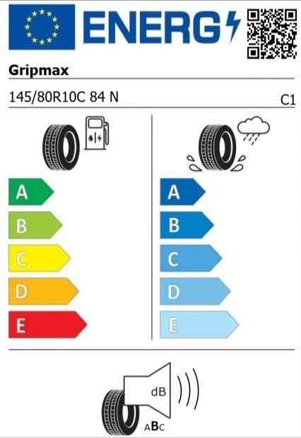 Anvelopa vara 145/80/10C Gripmax Cargo Carrier 84N