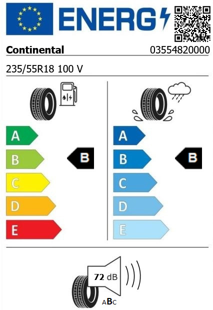 Anvelopa all seasons 235/55/18 Continental AllSeasons Contact 100V Anvelopa all seasons 235/55/18 Continental AllSeasons Contact 100V