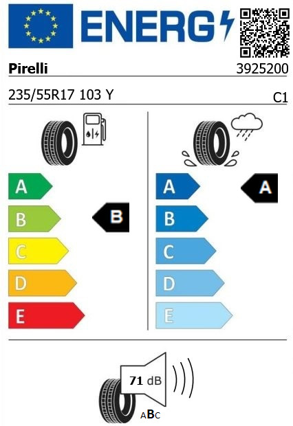 Anvelopa vara 235/55/17 Pirelli Powergy XL 103Y Anvelopa vara 235/55/17 Pirelli Powergy XL 103Y