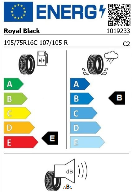 Anvelopa iarna 195/75/16C Royal Black RoyalWinter VAN 107/105R Anvelopa iarna 195/75/16C Royal Black RoyalWinter VAN 107/105R