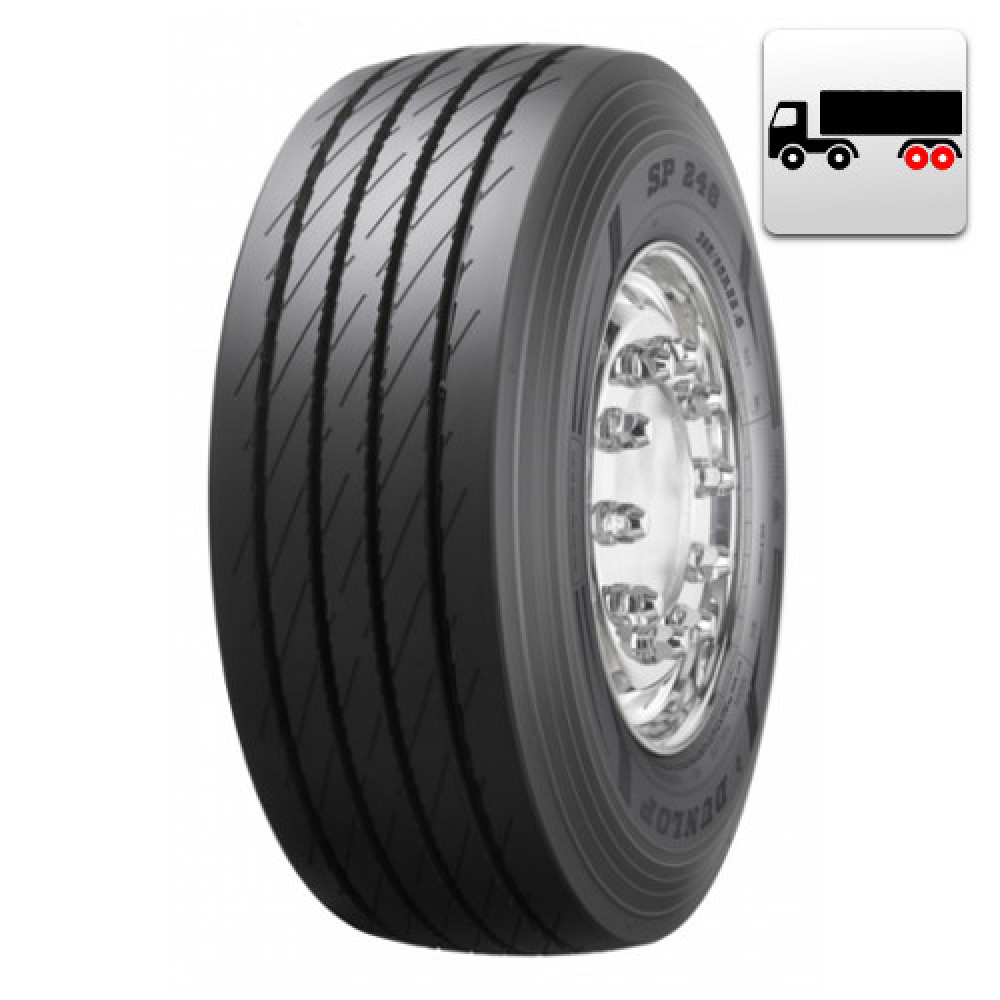 Anvelopa trailer 235/75/17,5 Dunlop SP246 (MS) 143/144J/F Anvelopa trailer 235/75/17,5 Dunlop SP246 (MS) 143/144J/F