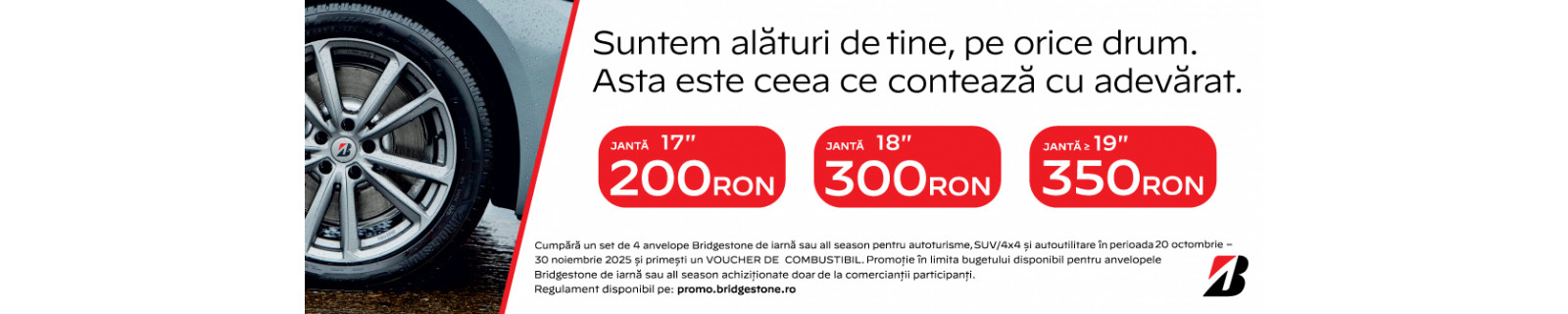 Promotie anvelope BRIDGESTONE iarna si all seasons