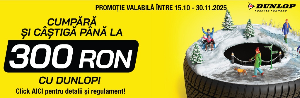 Promotie anvelope DUNLOP iarna si all seasons