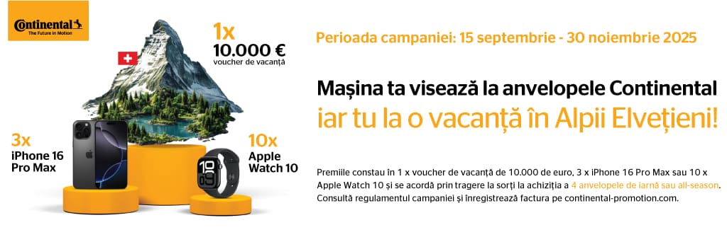 Promotie anvelope iarna si all seasons CONTINENTAL